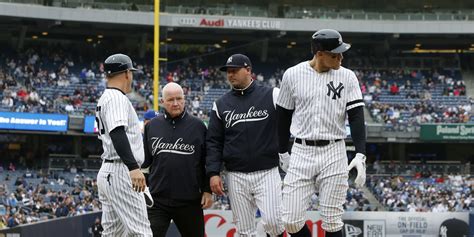 Aaron Judge exits with injury vs. Royals