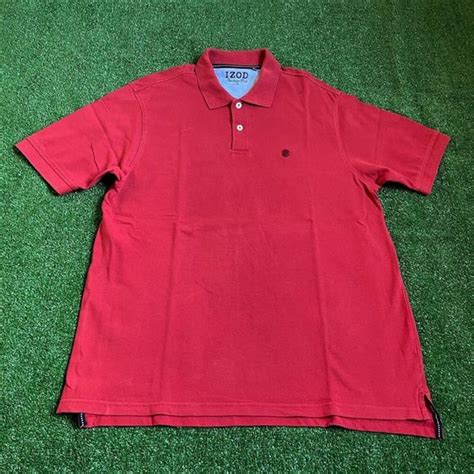 Izod Shirts Izod Mens Heritage Short Sleeve Logo Classic Pique Y K