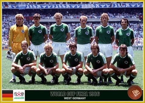 Fan pictures - 1986 FIFA World Cup Mexico Final team posters