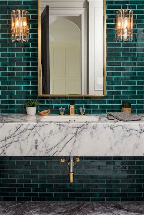 10+ Green Subway Tile Bathroom – DECOOMO