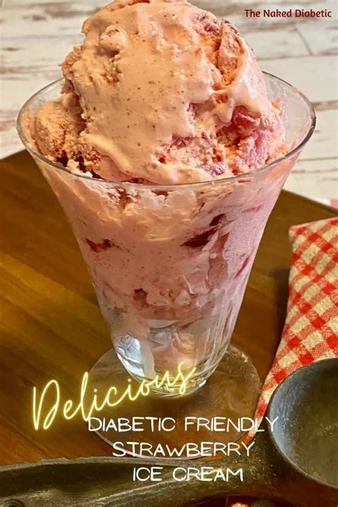 Simple Sugar Free Strawberry Ice Cream Recipe For Diabetics The Naked Diabetic