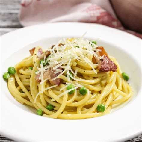 Carbonara With Peas Simply Made Recipes