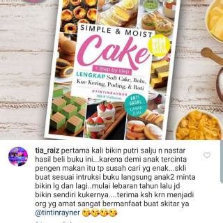 Jual BUKU RESEP SIMPLE MOIST CAKE Shopee Indonesia