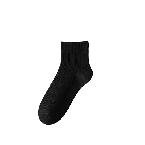 New Pure Cotton White/Black Socks For Women Summer Deodorant Sports ...