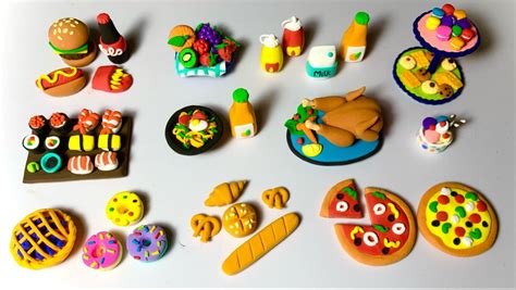 DIY Mini Clay Food Items DIY How To Make Polymer Clay Miniature Food