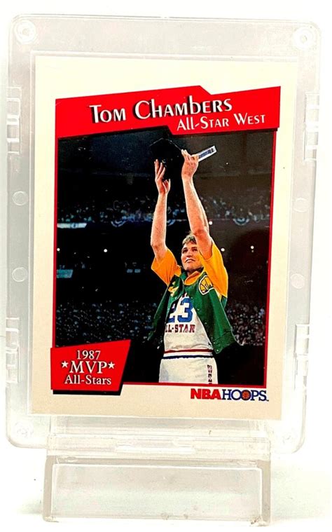 Vintage 1991 NBA Hoops 1987 MVP All Stars Tom Chambers Card VIII All