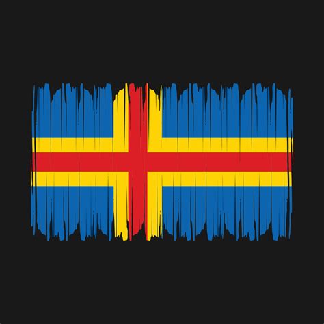 Aland Islands Flag Vector 20834558 Vector Art at Vecteezy