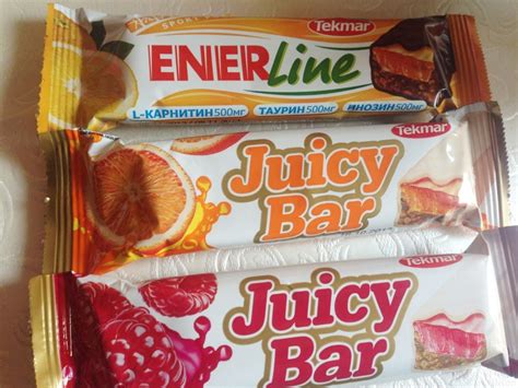 Батончик мюсли Tekmar Батончики мюсли "Juicy Bar" | отзывы