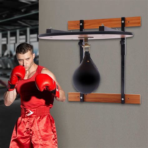 Speed Bag Platform Wall Mounted Speed Bag Heavy Duty Adjustable Speed