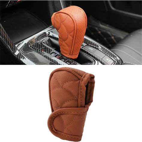 Amazon Bittwee Car Gear Shift Cover Waterproof PU Leather Manual