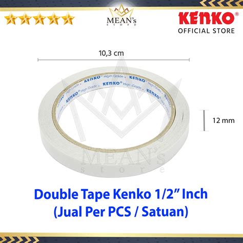 Jual Double Tape Kenko Mm Dobel Tip Lem Sisi Shopee