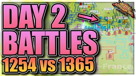 Zone 6 Battles Day 2 1254 Vs 1365 Orleans KvK In Rise Of Kingdoms