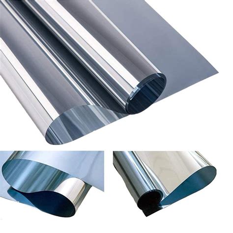 Lilixerw One Way Window Film Daytime Privacy Mirror Window Tint for