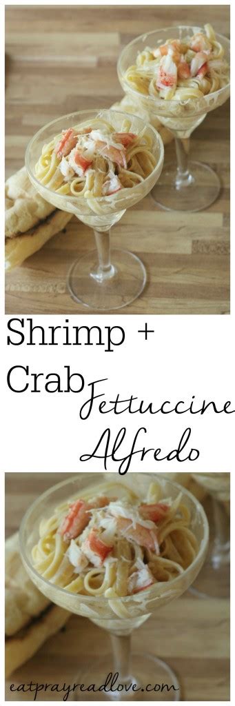 Crab And Shrimp Fettuccine Alfredo