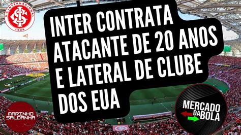 Not Cias Do Inter Inter Contrata Atacante De Anos E Lateral De