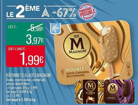 Promo B Tonnets Glac S Magnum Chez Match Icatalogue Fr