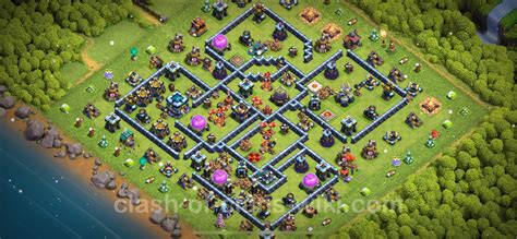 Trophy Defense Base Th13 With Link Hybrid Clash Of Clans 2024