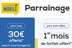 Code Promo La Poste Mobile Parrainage 30 1 Mois Offert