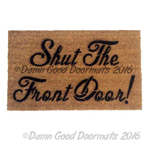 Get The Fuck Off My Porch Rude Doormat Funny Door Mat Doormat Etsy