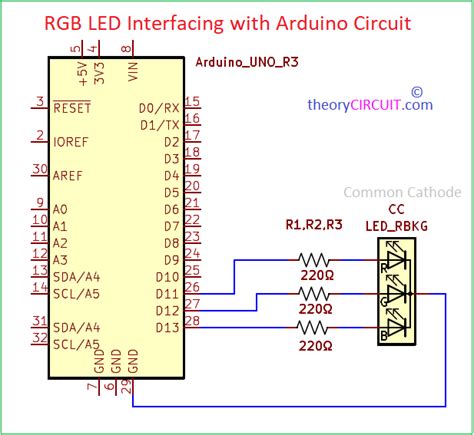 Rgb Led Interfacing With Arduino