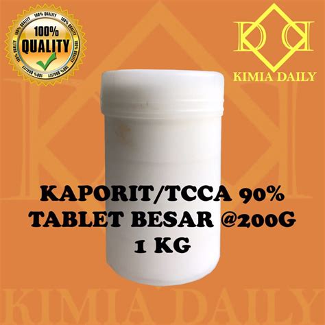 Jual Kaporit Tablet Klorin Tablet Tcca Tablet Chlorine Tablet