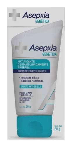 Asepxia Genetica Crema Matificante Hidratante 50 G Tipo De Piel Grasa