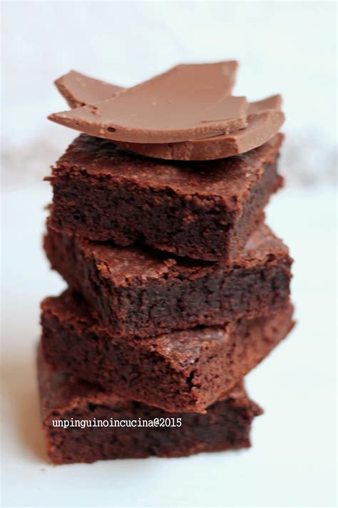 Brownies Con Cioccolato Al Latte Un Pinguino In Cucina