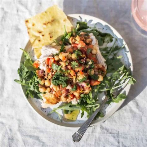 Chana Chaat Indian Chickpea Salad Fresh Flavorful