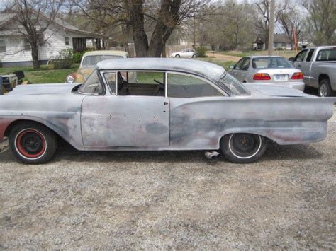 1958 Ford Fairlane 500 Project Car Runs And Drives New Brakes And Tires