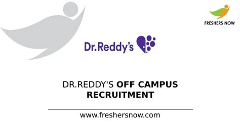 Dr Reddys Off Campus 2024 Recruitment Drive For Freshers