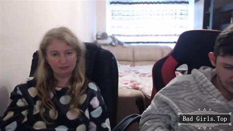 Pretty Blonde Long Hair Babe With Boyfriend On Cam