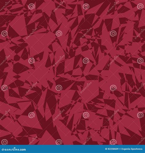 Claret Red Abstract Low Polygon Background Cartoon Vector