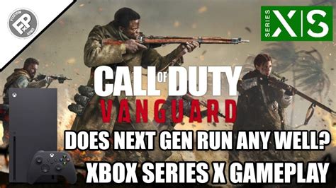 Call Of Duty Vanguard Xbox Series X Gameplay 60fps YouTube