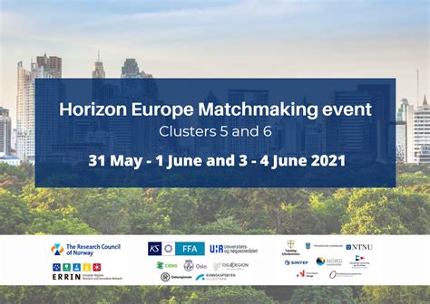 Horizon Europe Matchmaking Cluster 5 6 B2match