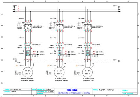 Diagramas El Ctricos Industriales Electrico Plano Diagrams