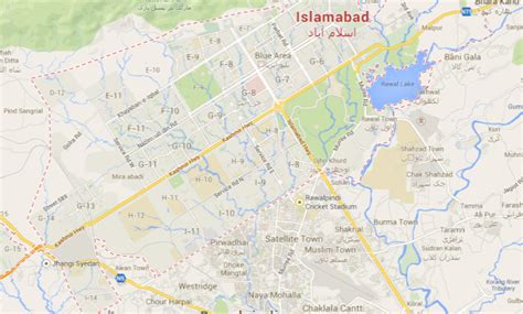 Islamabad Ring Road Map