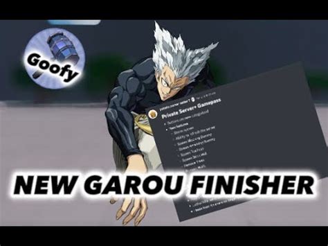 NEW GAROU FINISHERS AND PS UPDATE Strongest Battlegrounds Roblox