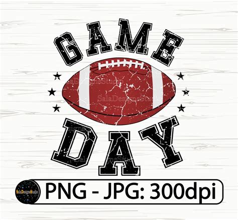 Retro Varsity Game Day Football Png Game Day Png American Football