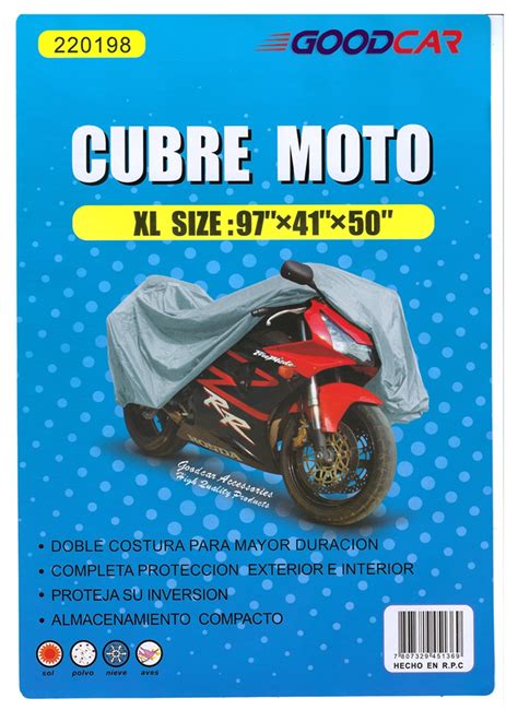 Ripley Cubre Moto Impermeable Talla Xl Goodcar Gris