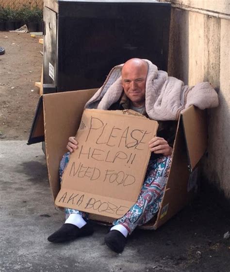 Funny Homeless Man Sign