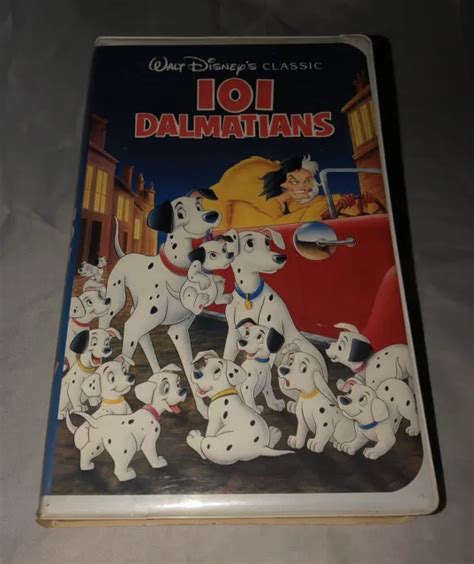 101 DALMATIENS 1992 Vhs Édition Diamant Noir Rare EUR 1 08