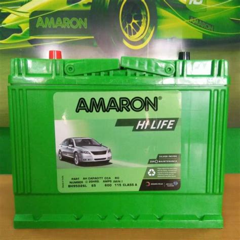 Promo Accu Amaron Hi Life 95d26l Ns70l 12v 65ah Terbaru Cargo