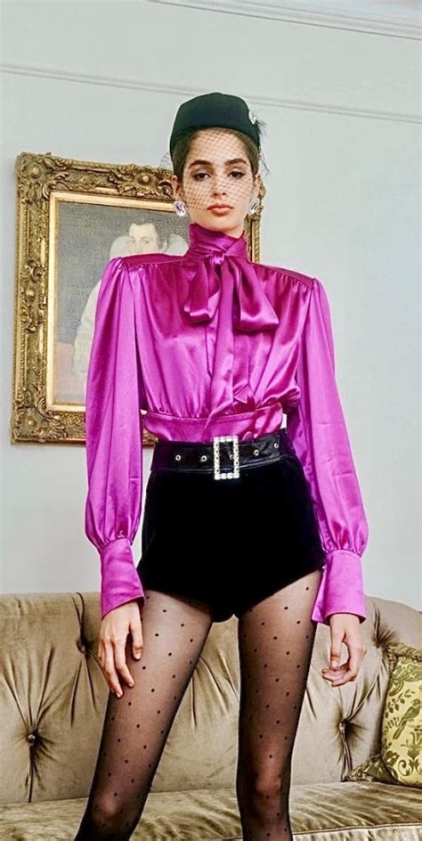 Satin Blouse Lock You Up Msblouse