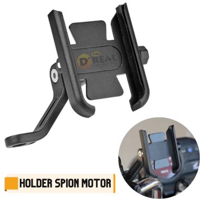 Jual Phone Holder HP Motor Handphone Spion Sepeda Motor Stand Bracket