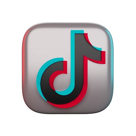 Tik Tok Symbol D Rendern Png