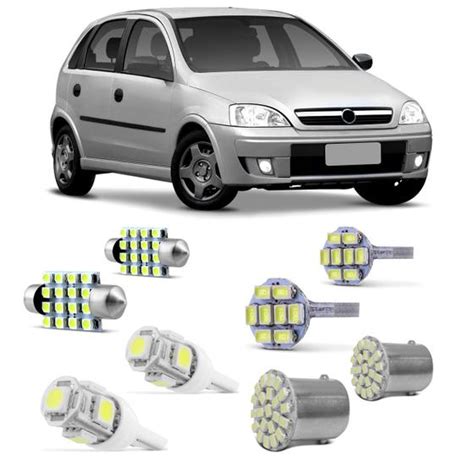 Kit L Mpadas Led Pingo E Torpedo Gm Corsa Hatch A Farolete