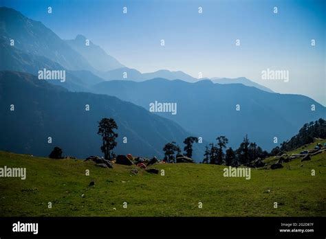 Triund top, Dharamshala, Himachal Pradesh Stock Photo - Alamy