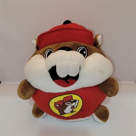 Buc Ees Beaver Fat Round Plush Stuffed Animal 7in Texas Gas Station