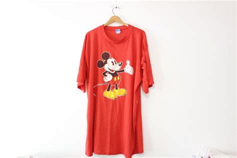 Vintage Walt Disney Mickey Minnie Mouse T Shirt 4X Gem