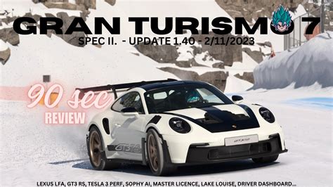 Gran Turismo 7 Spec II Update 1 40 En 90 Secondes YouTube